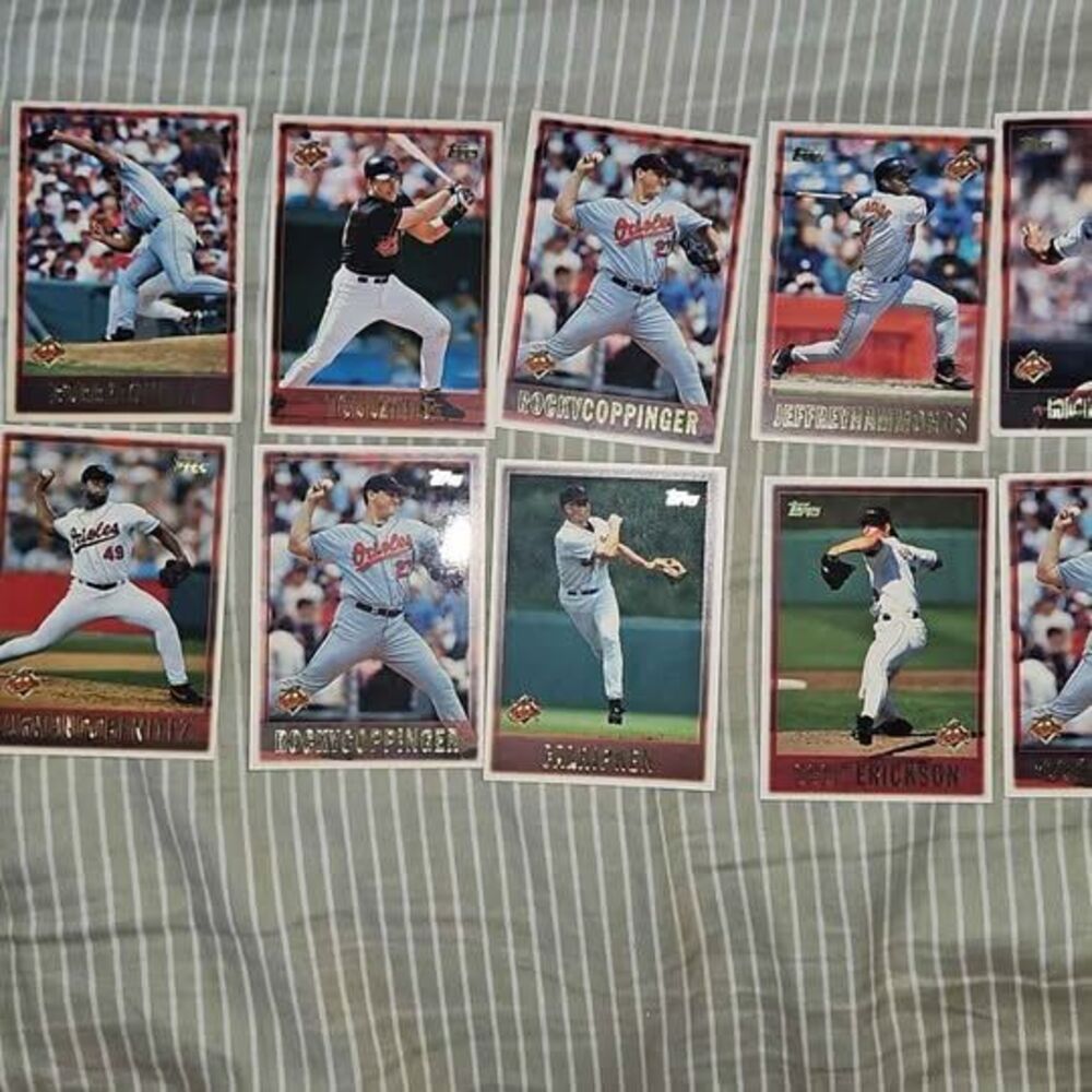 Lot of 14 Topps Stadium Club Baltimore Orioles Baseball Cards